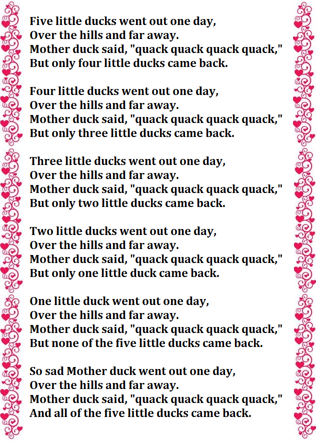 Nursery Rhymes - Kids Songs Baby songs "Five Little Ducks" -Kids Nursery Rhymes In English