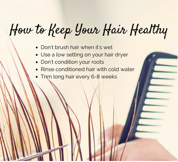 how to keep your hair healthy