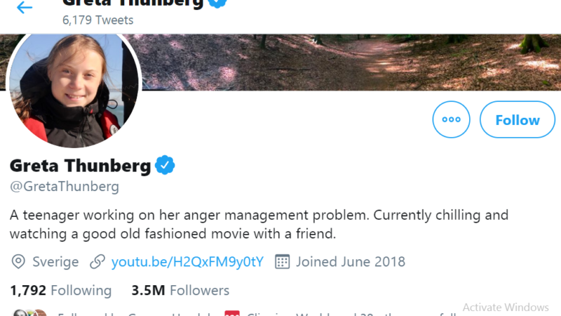 Trump’s Twitter War against Greta Thunberg