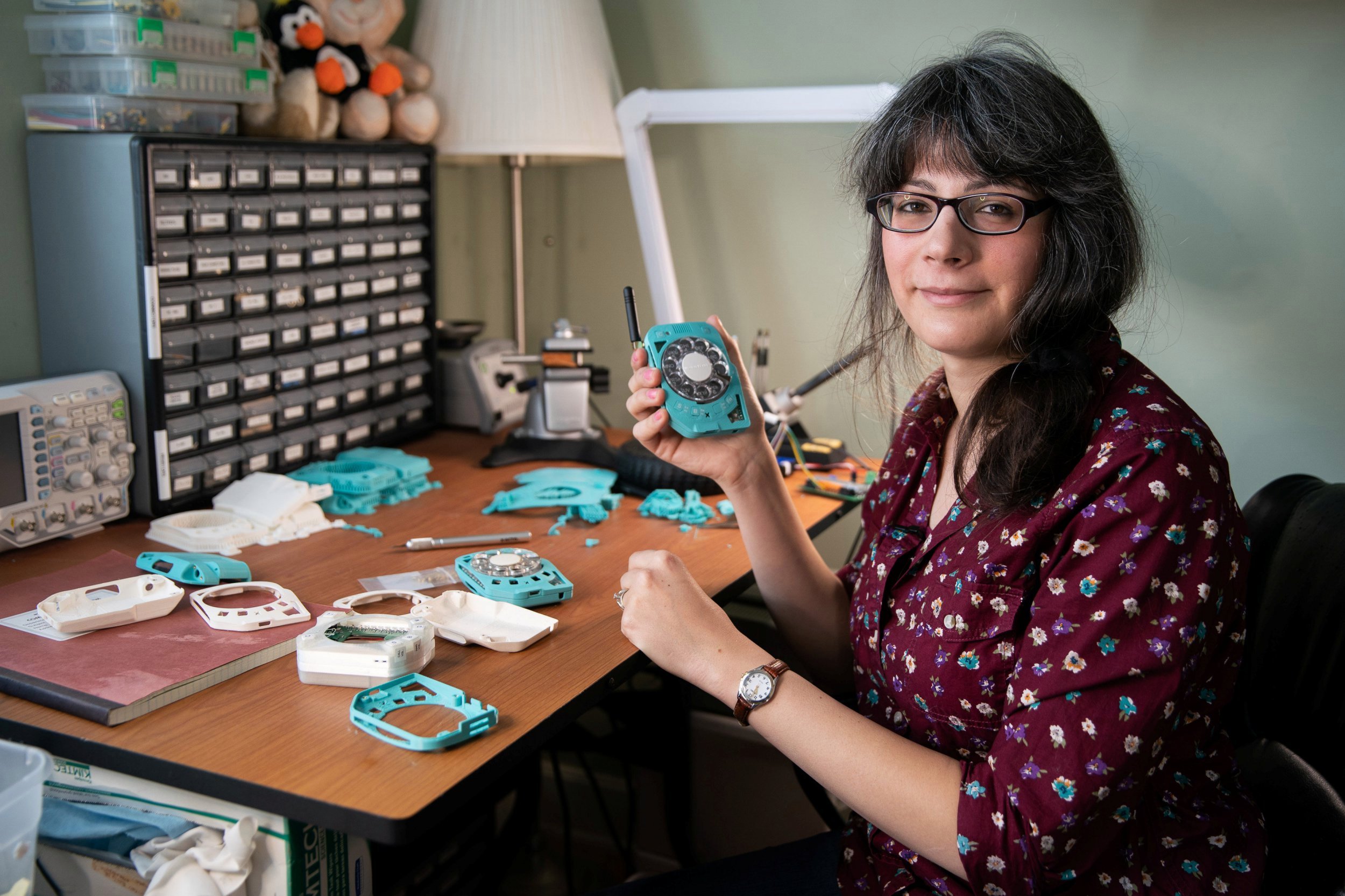 Justine Haupt, A Space Engineer  Invented Anti-Smartphone With Rotary Dial