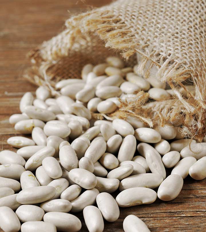 Dried white navy beans 