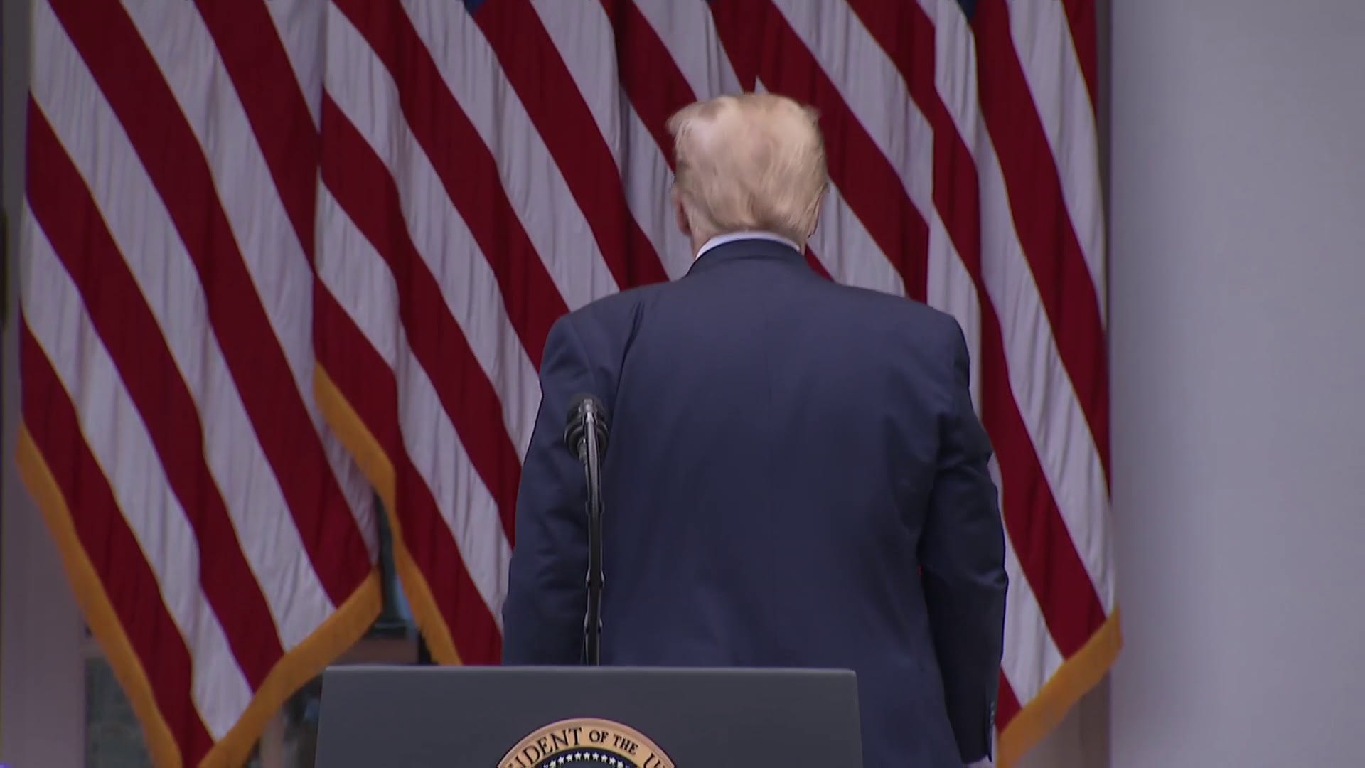Trumps Left The Press Conference When The Female Reporter Altercation